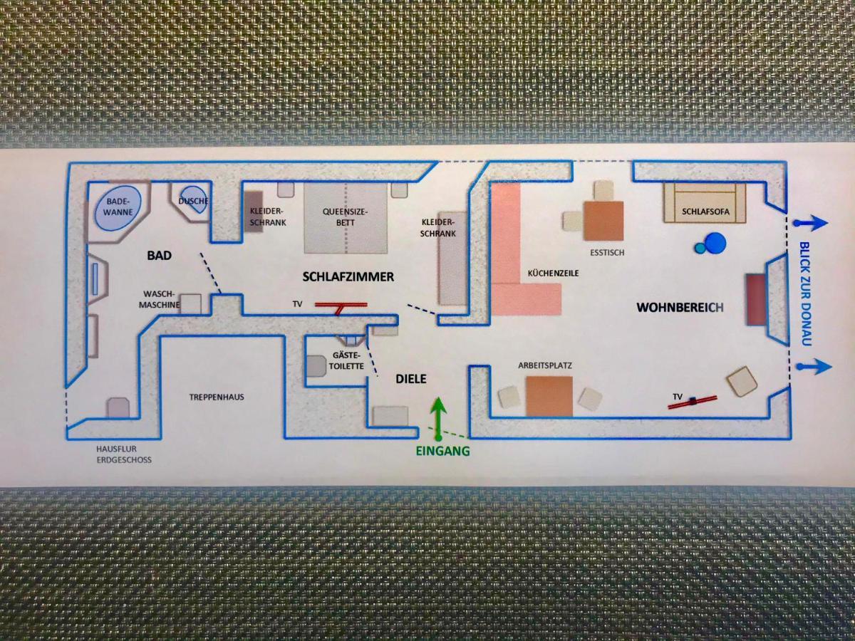 "Zauberhaft Wohnen Am Donauufer" Apartment Obernzell ภายนอก รูปภาพ